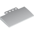 LEGO® los onderdeel Dakpan Gebogen in kleur Wit 15625