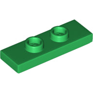 LEGO® los onderdeel Plaat Aangepast in kleur Groen 34103