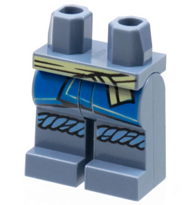 LEGO® los onderdeel Benen met Motief Zandblauw 970c00pb1307