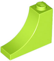 LEGO® los onderdeel Steen Boog in kleur Limoen 18653