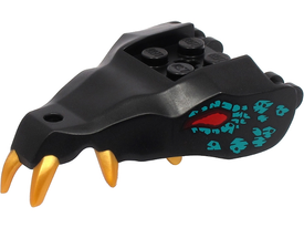 LEGO® onderdeel Dier Onderdelen met Motief Zwart 72224pb04
