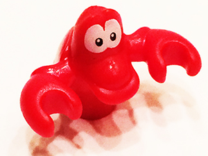 LEGO® los onderdeel Waterdier in kleur Rood bb0624pb01