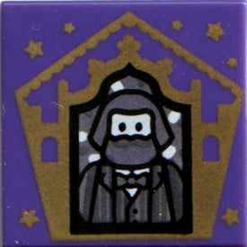 LEGO® los onderdeel Tegel met Motief Donkerpaars 3068pb1736