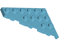 LEGO® los onderdeel Wig Plaat Medium Azuurblauw 48208