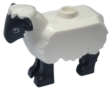Plaatje in Gallery viewer laden, LEGO® los onderdeel Landdier in kleur Wit 74188pb01