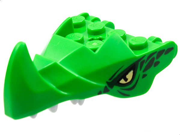 LEGO® Dier Onderdelen met Motief Fel Groen 76923pb02