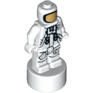 LEGO® los onderdeel Accessoire met Motief Wit 90398pb008