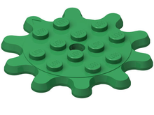 Plaatje in Gallery viewer laden, LEGO® los onderdeel Plaat Rond in kleur Groen 35443