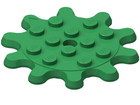 LEGO® los onderdeel Plaat Rond in kleur Groen 35443