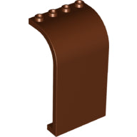 LEGO® los onderdeel Paneel in kleur Roodachtig Bruin 2571