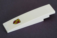 Plaatje in Gallery viewer laden, LEGO® los onderdeel Dakpan Gebogen met Motief Wit 42918pb07