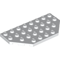 Plaatje in Gallery viewer laden, LEGO® los onderdeel Wig Plaat in kleur Wit 68297