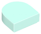 LEGO® los onderdeel Tegel Rond in kleur Licht Aqua 24246