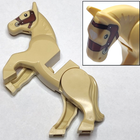 LEGO® los onderdeel Landdier in kleur Geelbruin 10352c01pb07