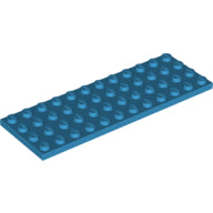 LEGO® los onderdeel Plaat Algemeen Donker Azuurblauw 3029