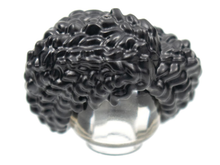 Plaatje in Gallery viewer laden, LEGO® los onderdeel Haar in kleur Zwart 78301