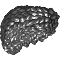 LEGO® los onderdeel Haar in kleur Zwart 78301