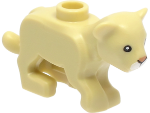 LEGO® los onderdeel Landdier in kleur Geelbruin 77307pb01