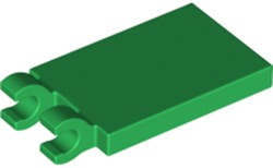 LEGO® los onderdeel Tegel Aangepast in kleur Groen 30350b