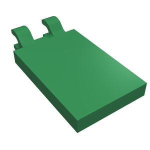 LEGO® los onderdeel Tegel Aangepast in kleur Groen 30350b