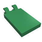 LEGO® los onderdeel Tegel Aangepast in kleur Groen 30350b