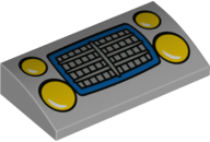 LEGO® 88930pb149 in kleur Licht Blauwachtig Grijs