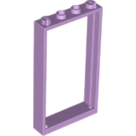 Plaatje in Gallery viewer laden, LEGO® los onderdeel Deurkozijn in kleur Lavendel 60596