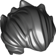 LEGO® los onderdeel Haar in kleur Zwart 28551