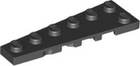 LEGO® los onderdeel Wig Plaat in kleur Zwart 78443
