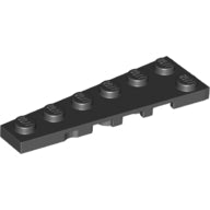 Plaatje in Gallery viewer laden, LEGO® los onderdeel Wig Plaat in kleur Zwart 78443