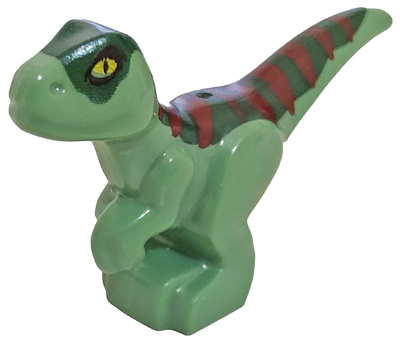 LEGO® los onderdeel Dinosaurier in kleur Zandgroen 37829pb09