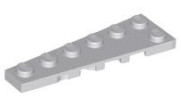 Plaatje in Gallery viewer laden, LEGO® los onderdeel Wig Plaat Licht Blauwachtig Grijs 78443
