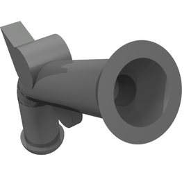 LEGO® los onderdeel Wapen in kleur Parel Donkergrijs 2562