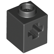 LEGO® los onderdeel Technische Steen in kleur Zwart 73230