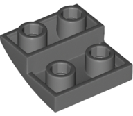 Plaatje in Gallery viewer laden, LEGO® Dakpan Gebogen Donker Blauwachtig Grijs 32803