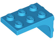 LEGO® los onderdeel Beugel in kleur Donker Azuurblauw 69906