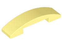 LEGO® los onderdeel Dakpan Gebogen Helder Lichtgeel 93273