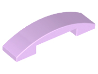 LEGO® los onderdeel Dakpan Gebogen in kleur Lavendel 93273