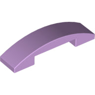 Plaatje in Gallery viewer laden, LEGO® los onderdeel Dakpan Gebogen in kleur Lavendel 93273