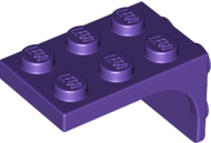 LEGO® los onderdeel Beugel in kleur Donkerpaars 69906