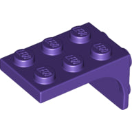 LEGO® los onderdeel Beugel in kleur Donkerpaars 69906