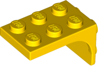 LEGO® los onderdeel Beugel in kleur Geel 69906