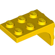 LEGO® los onderdeel Beugel in kleur Geel 69906