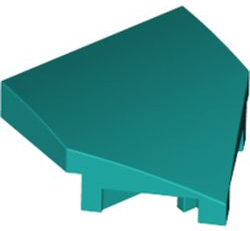 LEGO® los onderdeel Wig in kleur Donker Turkoois 66956