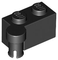 LEGO® los onderdeel Scharnier in kleur Zwart 3830