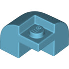 LEGO® los onderdeel Dakpan Gebogen Medium Azuurblauw 67810