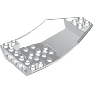 LEGO® los onderdeel Cockpit in kleur Wit 47406