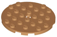 LEGO® los onderdeel Plaat Rond in kleur Medium Noga 11213