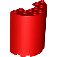 LEGO® los onderdeel Cilinder in kleur Rood 87926