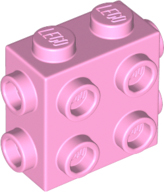 Plaatje in Gallery viewer laden, LEGO® los onderdeel Steen Aangepast in kleur Fel Roze 67329
